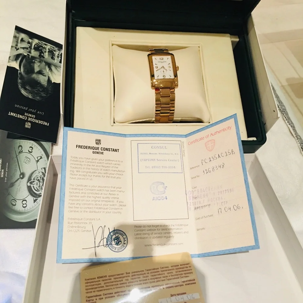 Frederique Constant brand name